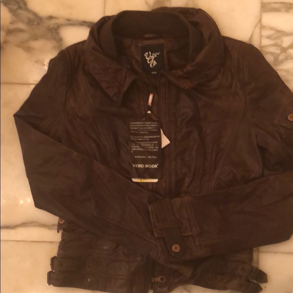 Leather jacket